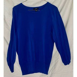 Cobalt Blue Alfani Pull Over Sweater Women's Size Large